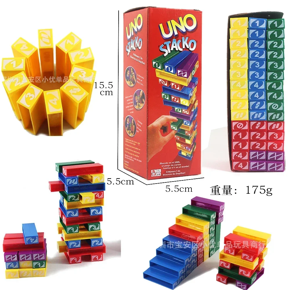 Cocktail Shaker Set - Mattel Stacko UNO kaartspel, een gezellig