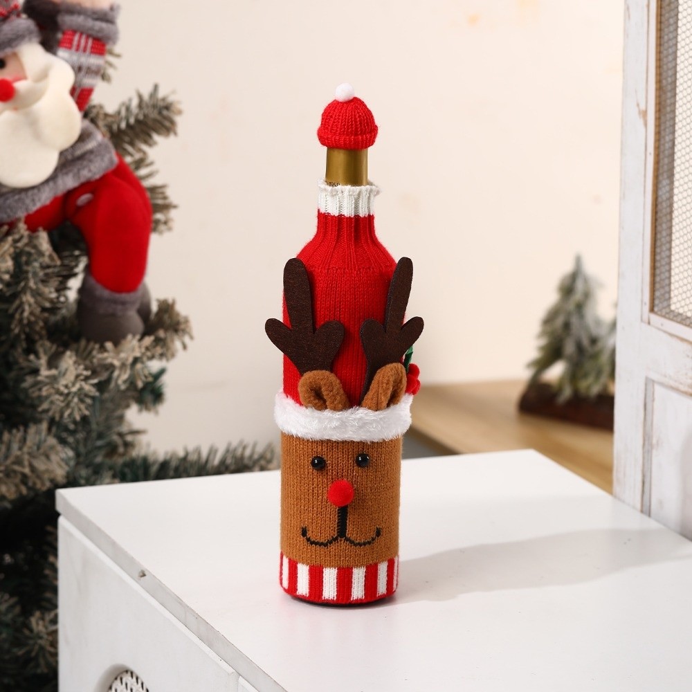 Gebreide wijnfleshoes rendier  - Wine Beer Hat recensie en prijs