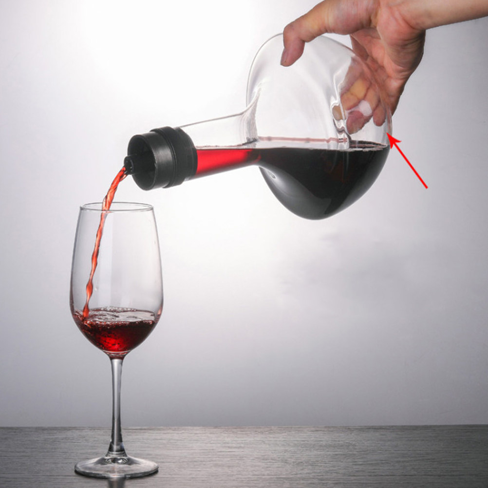 1 Stuks 1000Ml Glazen Wijnkara - Wine Aerator Pour recensie en prijs